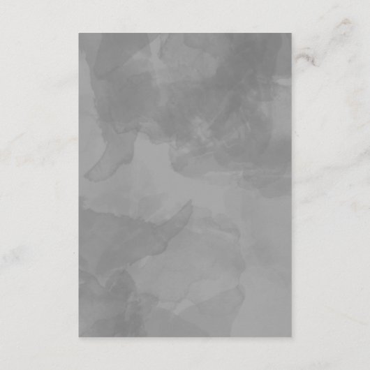 Glinsterende zilveren Romance: onze bruiloft detai Informatiekaartje (Achterkant)