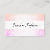 Glinsterende zonsondergang in de oceaan licht past visitekaartje (Voorkant)