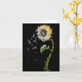 Glioblastoma Awareness Sunflower  Kaart (Gele Bloem)