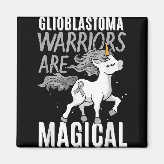 Glioblastoma Multiforme Warrior Grade Iv Astrocyto Magneet (Voorkant)