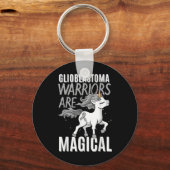 Glioblastoma Multiforme Warrior Grade Iv Astrocyto Sleutelhanger (Voorkant)