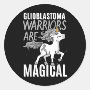 Glioblastoom multiforme krijger graad IV astrocyto Ronde Sticker