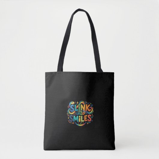Glippen in Glimlachen Tote Bag (Voorkant)