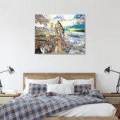 Glissade Station verpakt Canvas (Insitu (Slaapkamer))