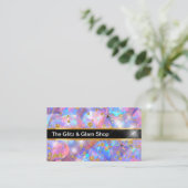 Glit And Glam Fashion Retail Store Business Cards  Visitekaartje (Staand voorkant)