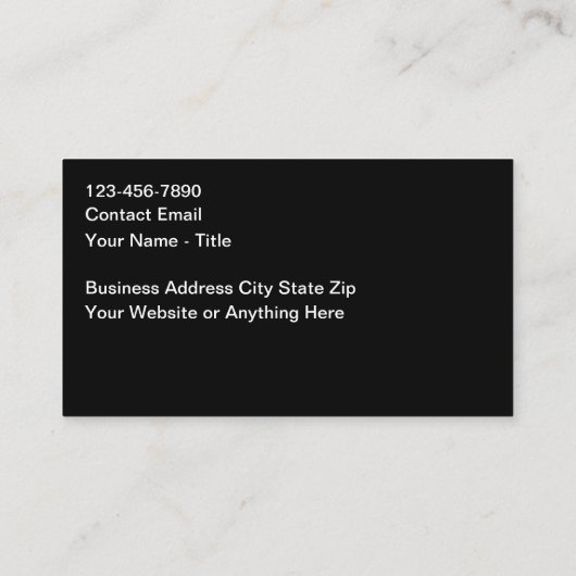 Glit And Glam Fashion Retail Store Business Cards  Visitekaartje (Achterkant)