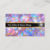 Glit And Glam Fashion Retail Store Business Cards  Visitekaartje (Voorkant)