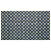 Glitch2 Blauw geel patroon Stof (Fat Quarter)