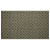 Glitch2 Blauw olijfpatroonweefsel Stof (Fat Quarter)