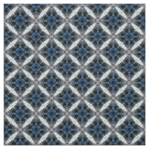 Glitch2 Blauw wit meubelstof Stof