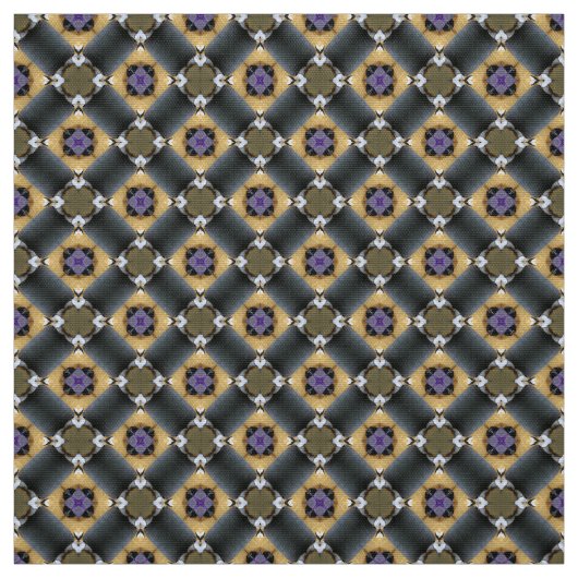 Glitch2 Blauwe Grijze Stof (Swatch)