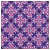 Glitch2 Blauwe Magenta-meubelstof Stof (Close Up)