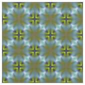 Glitch2 Blue Green Crafts Fabric Stof (Close Up)