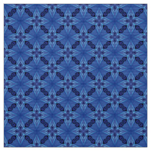 Glitch2 Blue Quilting, appliqué en de kunststof Stof