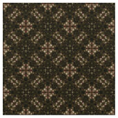 Glitch2 Chocolate Brown Quilting Crafts Fabric Stof (Close Up)