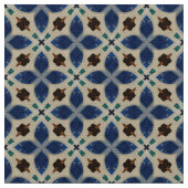 Glitch2 Clam Shell Blue Furniture Fabric Stof (Close Up)