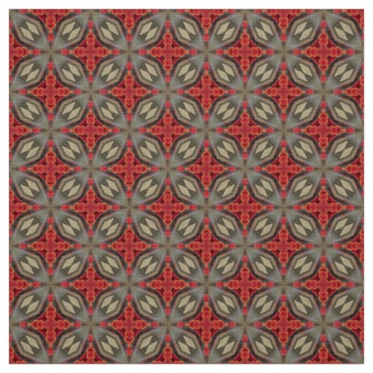Glitch2 Deep Crimson Rode patroonstof Stof (Swatch)