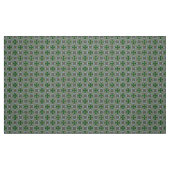 Glitch2 Groene Floral Pattern gekamde katoenstof Stof (Fat Quarter)