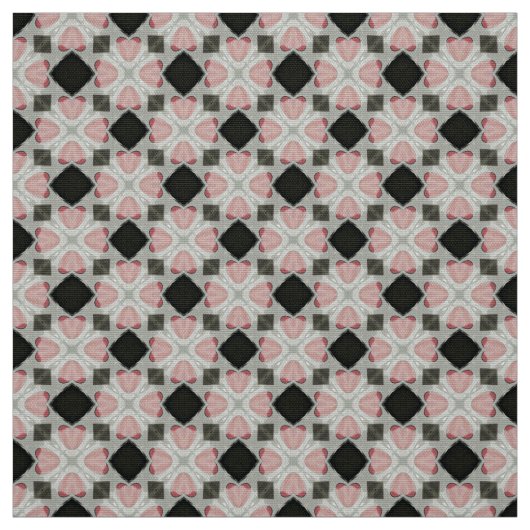 Glitch2 Light Grey Black Furniture Stof (Swatch)