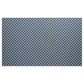Glitch2 Middenblauw Witte tegelpatroon stof (Yard (91,4 cm))