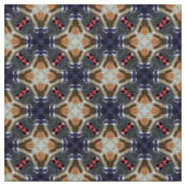 Glitch2 Midnight blue cyan Tegel Fabric. Stof (Close Up)