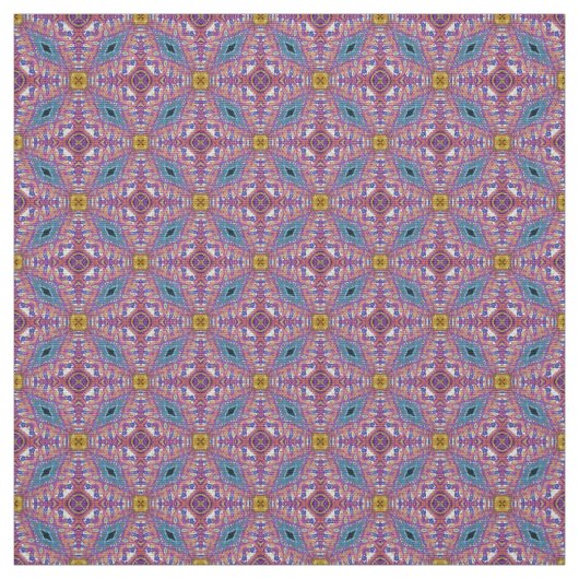 Glitch2 Multicolor complex polyester poplin stof (Swatch)