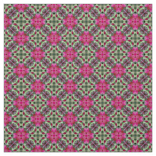 Glitch2 Pop ster violet rood patroon Stof