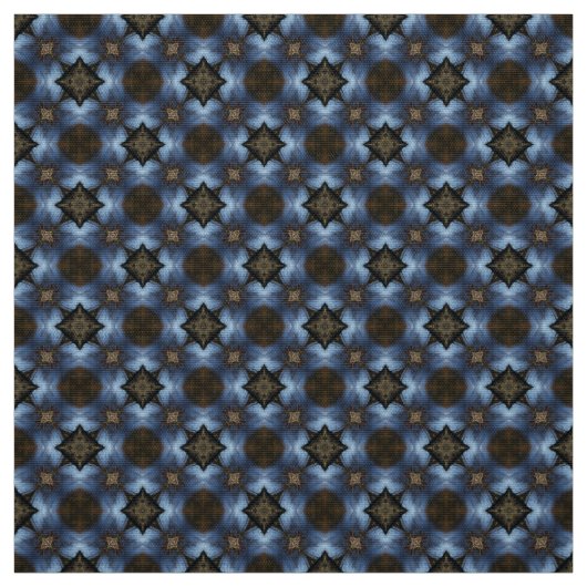 Glitch2 Red Blue Fabric Stof (Swatch)