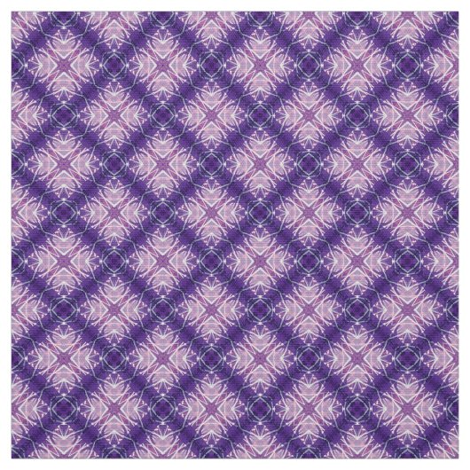 Glitch2 Violet Blue Paars White Furc Stof (Swatch)