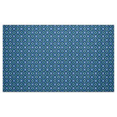 Glitch2 White Blue Quilting Crafts Fabric Stof (Fat Quarter)