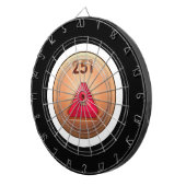 Glitch Achievement minor refiner red class Dartbord (Voorkant Rechts)