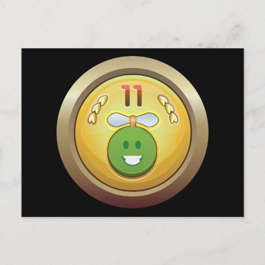 Glitch Achievement numismatizer griffin klasse Briefkaart (Voorkant)
