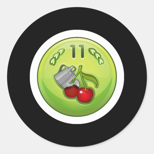 Glitch Achievement ok soaker Ronde Sticker (Voorkant)
