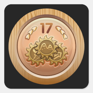 Glitch Achievement significant insignia collector Vierkante Sticker