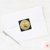 Glitch Achievement super soaker Vierkante Sticker (Envelop)