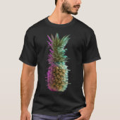 Glitch Ananas Vaporwave Kunst T-shirt (Voorkant)