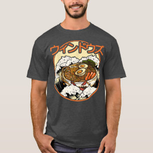 Glitch Anime Aesthetics Style Japan Grunge Vaporwa T-shirt