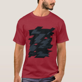 Glitch Art Men's Dark T-Shirt