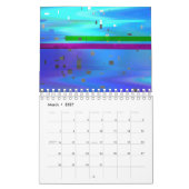 Glitch Art Pixels Vaporwave Aesthetic Analog Fault Kalender (Mar 2027)