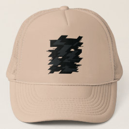 Glitch Art Trucker Hat Trucker Pet