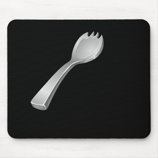 Glitch: artefact platinumium spork muismat (Voorkant)