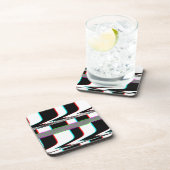 Glitch Bier Onderzetter (Rechterzijde)