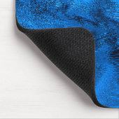 Glitch Blue Muismat (Hoek)