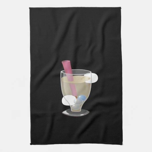 Glitch: bubble-thee theedoek (Verticaal)