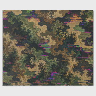 Glitch Camo Leger Cadeaupapier