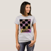 Glitch Core Gelukkige Gezichten T-shirt (Voorkant volledig)