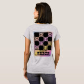 Glitch Core Gelukkige Gezichten T-shirt (Achterkant volledig)