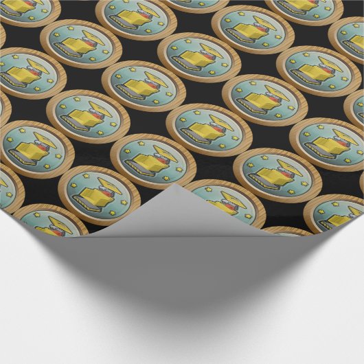 Glitch: curieus george cadeaupapier (Hoek)