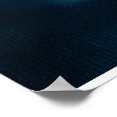 Glitch Cyberpunk Face Neon Distortion Portrait Poster (Hoek)