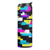 Glitch Digitale Vormgeving Thermosbeker (Gedraaid links)